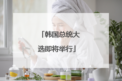 韩国总统大选即将举行