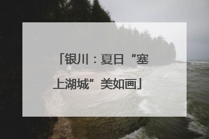 银川：夏日“塞上湖城”美如画