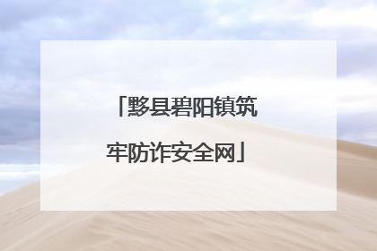 黟县碧阳镇筑牢防诈安全网