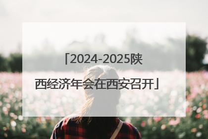 2024-2025陕西经济年会在西安召开