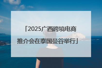 2025广西跨境电商推介会在泰国曼谷举行