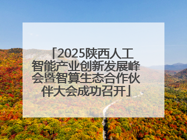 2025陕西人工智能产业创新发展峰会暨智算生态合作伙伴大会成功召开