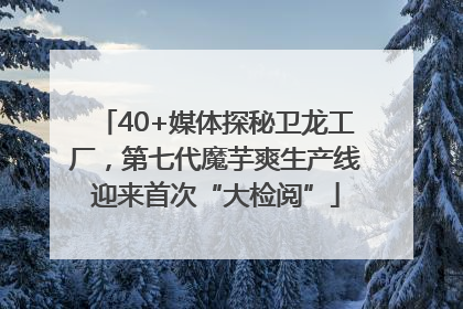 40+媒体探秘卫龙工厂，第七代魔芋爽生产线迎来首次“大检阅”